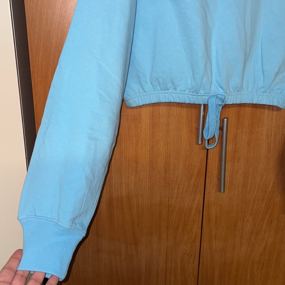 NWT Arizona Fleece Capsule Crew Neck Long Sleeve Sweatshirt - Sky Blue - Size M - Picture 6 of 9